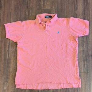 Ralph Lauren Coral Short Sleeve Polo Tee